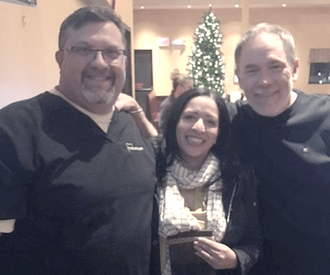 Dr. Carl Baccellieri, Dr. Tomasa A Santana & Dr. Robert Starner at Baccellieri Family Dentistry